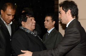 شعبان عبد الرحيم يتقدم بواجب العزاء