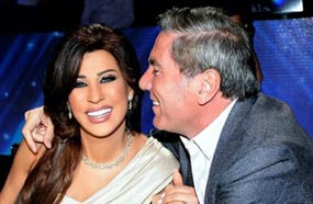 علي جابر ونجوى كرم