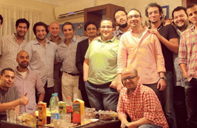 صورة في منزل عمرو سلامة