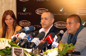 عمرو دياب وسالم الهندي وجومانا بو عيد