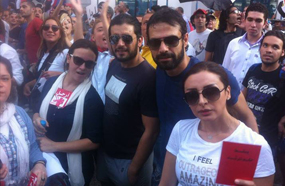 أنغام وطعيمة وسلامة وريهام في المسيرة