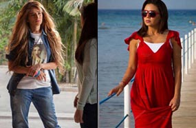 رانيا يوسف وزينة تلتقيان للمرة الأولى في &quot;أرض النعام&quot;