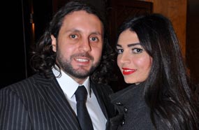 الممثل هشام ماجد دوما يبعد حياته الشخصية عن الأضواء، وكان ظهوره مع نصفه الثاني مفاجأة لجمهوره بحفل توزيع جوائز ART