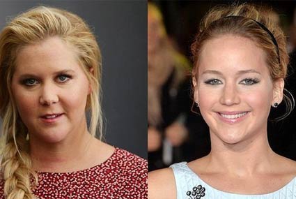 جينيفر لورانس وإيمي شومر