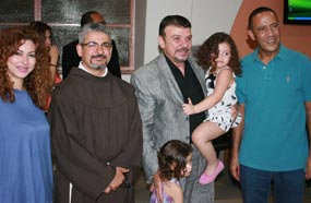 أشرف عبدالباقي وأحمد سلامة في إفطار الكنيسة الإنجيلية 