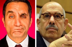 باسم يوسف: فاضللي ألفين &quot;فولور&quot; واحصل البرادعي