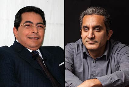 باسم يوسف ومحمود سعد