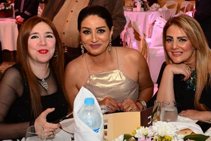 وفاء عامر ودينا عبدالله ورانيا محمود ياسين