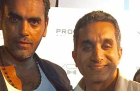 باسم يوسف في افتتاح مركز تجميل وفيق صعب