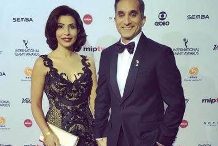 باسم وزوجته