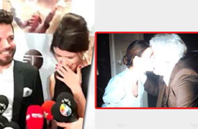 قبلة بيرين سات التي أثارت غيرة خطيبها