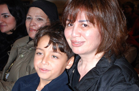 إلهام شاهين في الحفل 