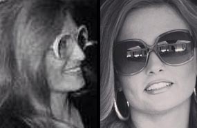 بشرى متقمصة شخصية داليدا