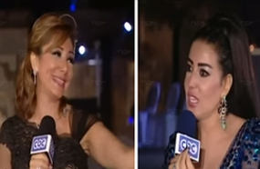 سمية الخشاب ولميس الحديدي في افتتاح مهرجان القاهرة السينمائي الـ 36