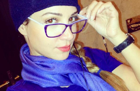 ديانا حداد في الاستوديو