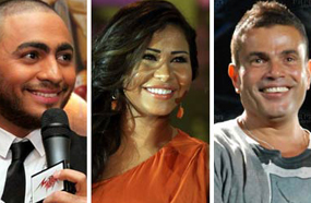 دياب وشيرين وتامر