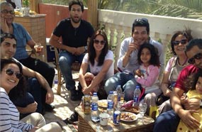 صورة من &quot;عزومة&quot; شم النسيم