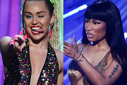 نيكي ميناج تسب مايلي سايرس