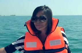 داليا البحيري قبل تعرضها لمقلب &quot;رامز قرش البحر&quot;