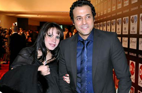 يوسف الشريف وزوجته