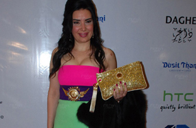 عبير صبري بفستان قصير