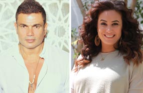 هند صبري وعمرو دياب