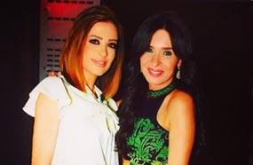 دينا مع وفاء الكيلاني