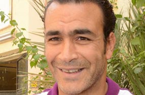 عصام الحضري يرفع ضورة السيسي