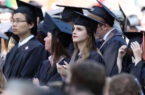 إيما واتسون في حفل تخرجها