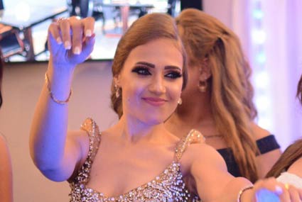 عيد ميلاد ايمي طلعت زكريا في حفل خطوبتها علي الاعلامي عامر طاهر