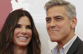 جورج كلوني وساندرا بولوك