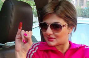 شذى بعد المشاركة في استفتاء الدستور