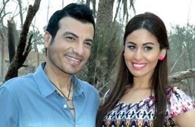 مي سليم تهنئ إيهاب توفيق 