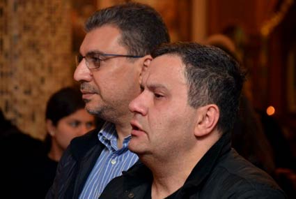 إدوارد‎ أثناء الجنازة