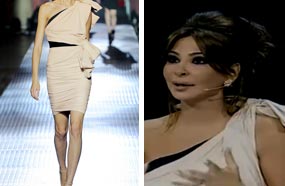 إليسا بفستانها الذي يبلغ ثمنه 35 ألف جنيه