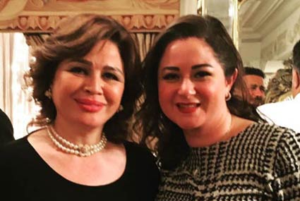 إلهام شاهين‎ ومي نور الشريف.