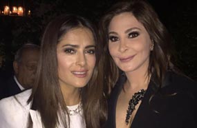 إليسا تستقبل سلمى حايك