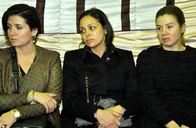 رانيا فريد شوقي وداليا البحيري زوجة فريد المرشدي السابقة وهنا شيحة