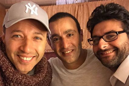 أحمد فهمي وأحمد السقا ووليد منصور