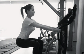 نانسي عجرم تمارس الرياضة