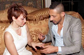 العروسان أحمد وسعاد