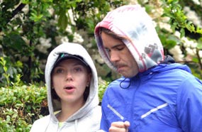 سكارليت جوهانسون تتجه إلى الجيمانزيوم مع خطيبها