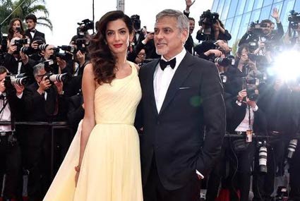 جورج كلوني وزوجته أمل علم الدين في مهرجان &quot;كان&quot;