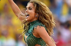 جينفر لوبيز في افتتاح المونديال