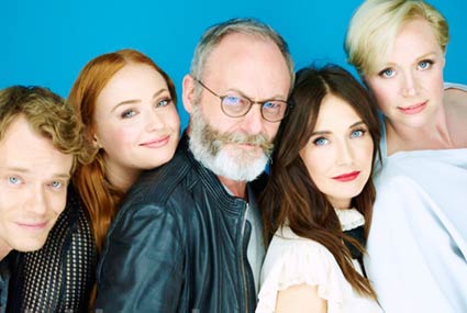 أبطال مسلسل Game Of Thrones في مؤتمر Comic-Con
