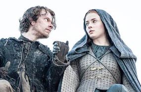 سانسا ستارك تقفز مع ثيون جريجوي