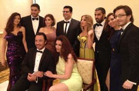 رزان وغادة عبد الرازق وخالد سليم وطارق لطفي وبقية فريق عمل المسلسل.