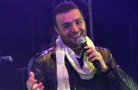 رامي صبري خلال الحفل