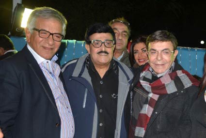 الفنان سمير صبير و النجم سمير غانم يحتفلان بعيد ميلادهما