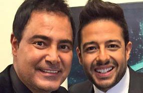 محمد حماقي مع عاصي الحلاني في كواليس &quot;ستار أكاديمي&quot;